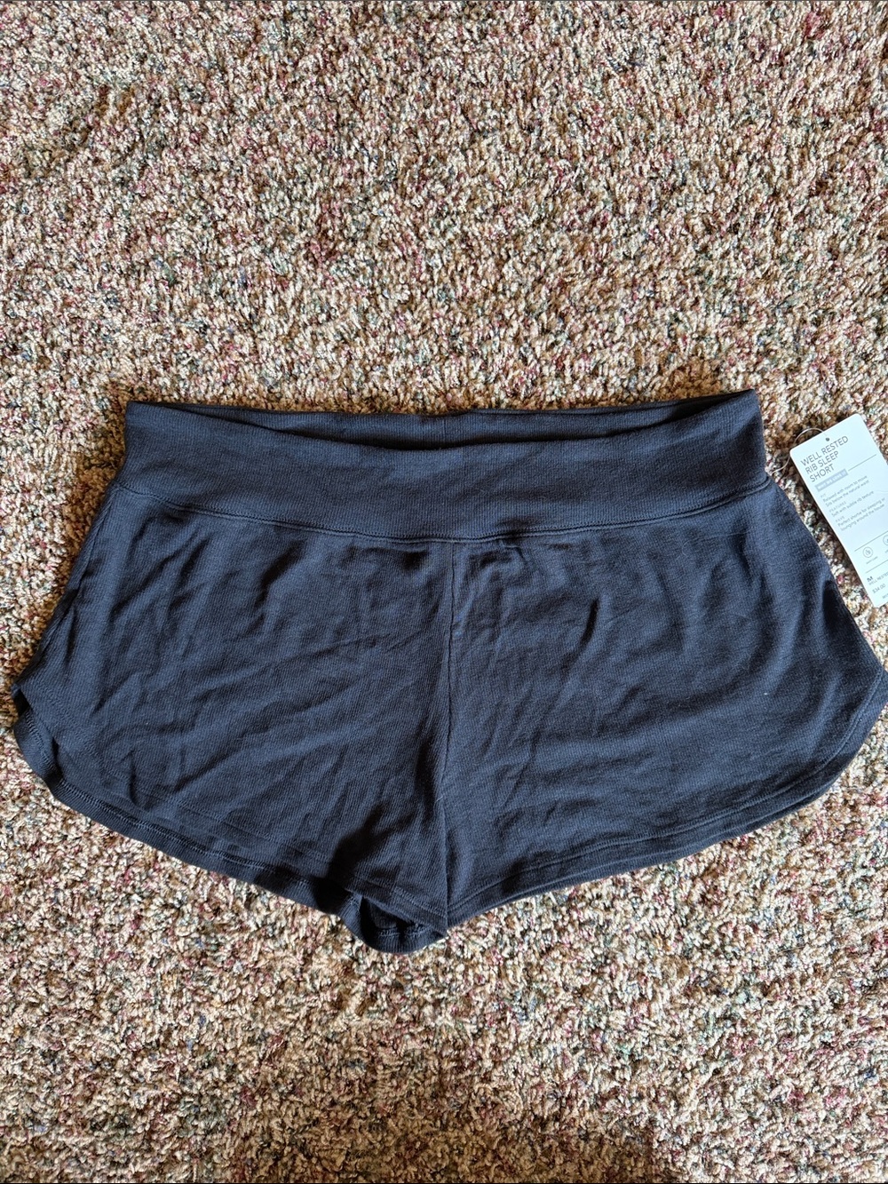 Athleta Black Soft Lounge Shorts